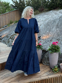 Kjole Charlotte Denim Lang