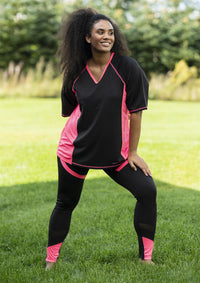 SFitness T-shirt Black/Pink