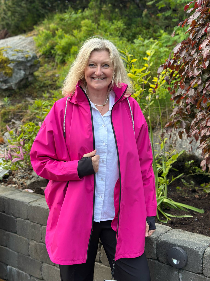 Regnjakke Fuchsia