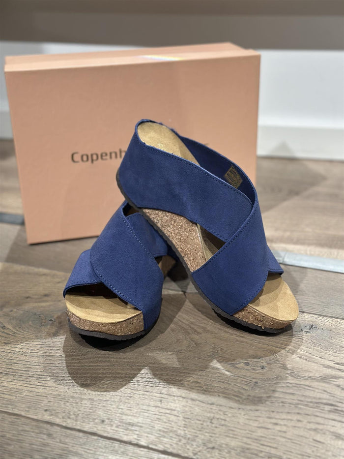 Frances Sandal Navy