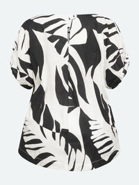 Bluse Monstera Sort