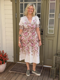 MdcLydia Dress Pink Flower