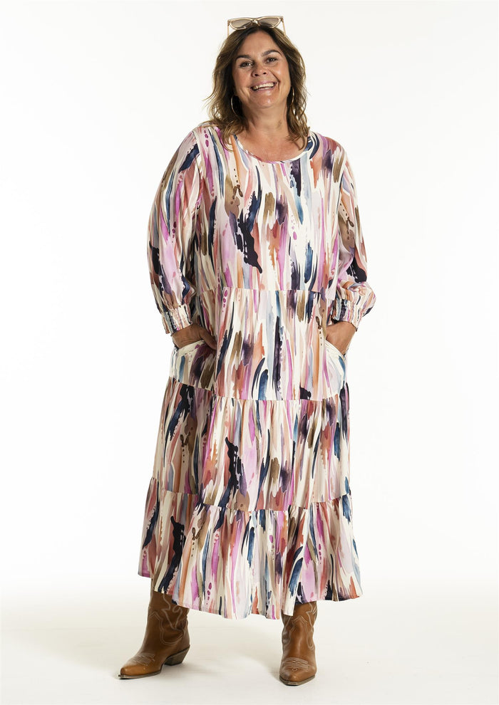 Sussie Long Dress Multi Colour