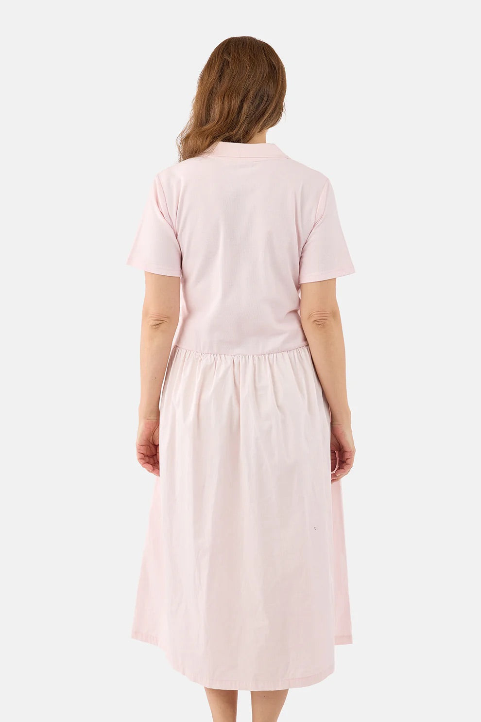 Polo Kjole Lys Rosa
