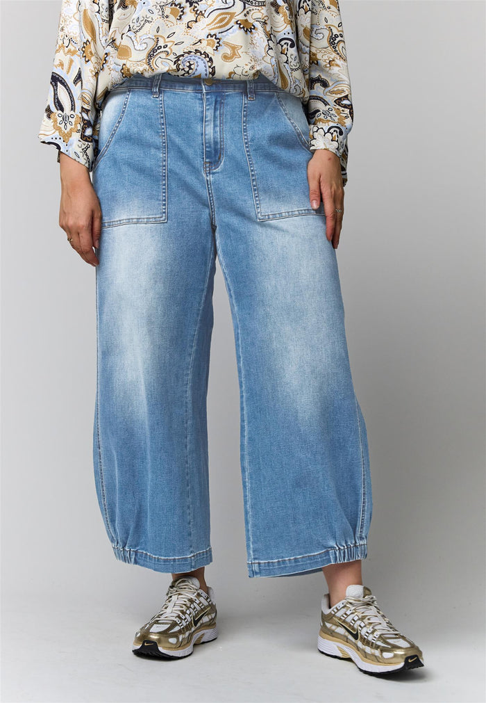 Clara Baggy Pant Light Denim