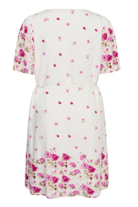 KCrosa Dress White Rose Bord