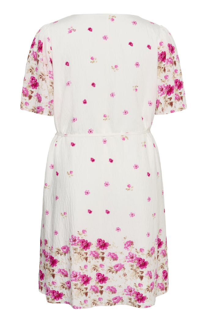 KCrosa Dress White Rose Bord