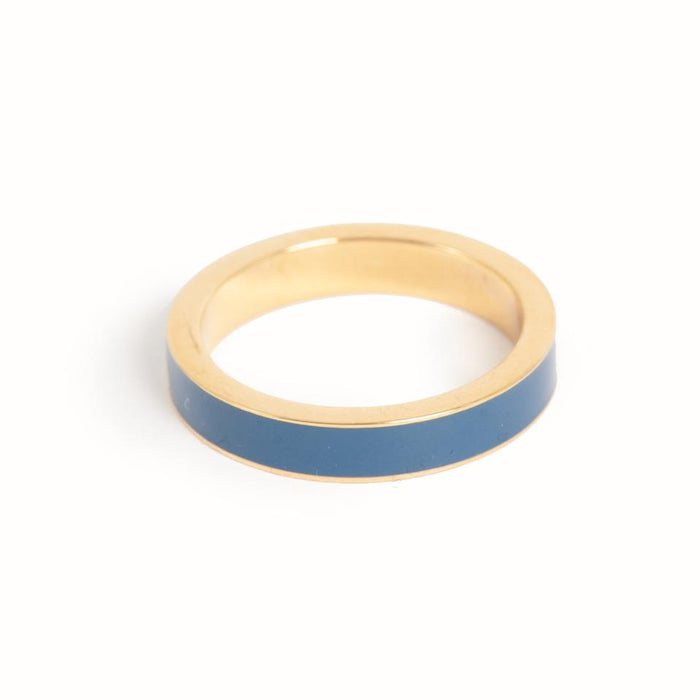 Ring, Blå emalje (53/56/59)