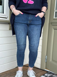 Basic Denim Jeans, Dark