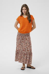 CREvisa Knit Blouse Celosia Orange