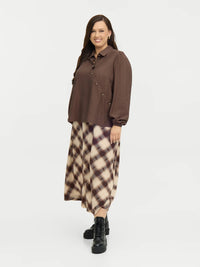 Kaia Bluse Chokolade