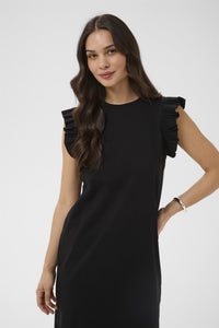 KAcelina Flounce Dress Black Deep