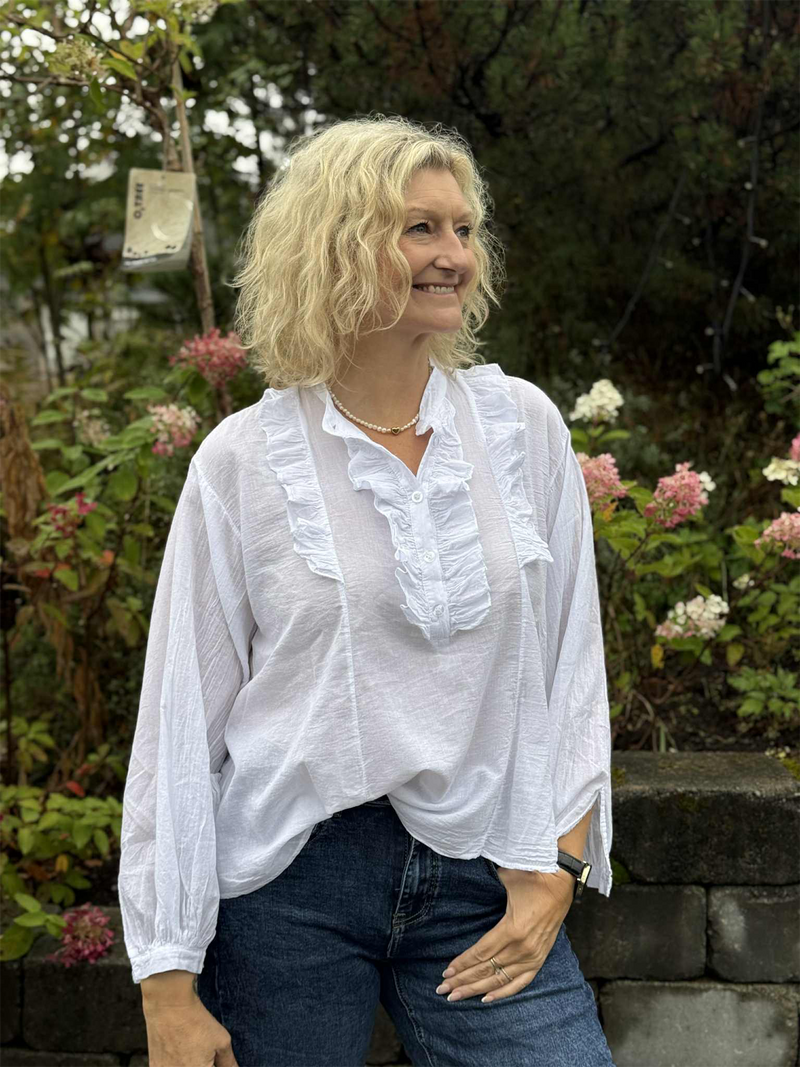 Bluse Climb White