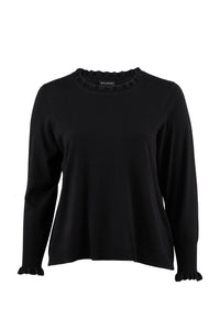 Snaila Knit Blouse Black
