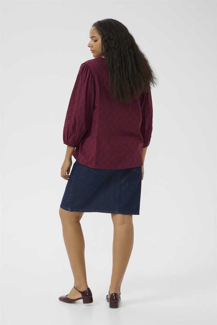 KCloulou Blouse 3/4 SL Windsor Wine