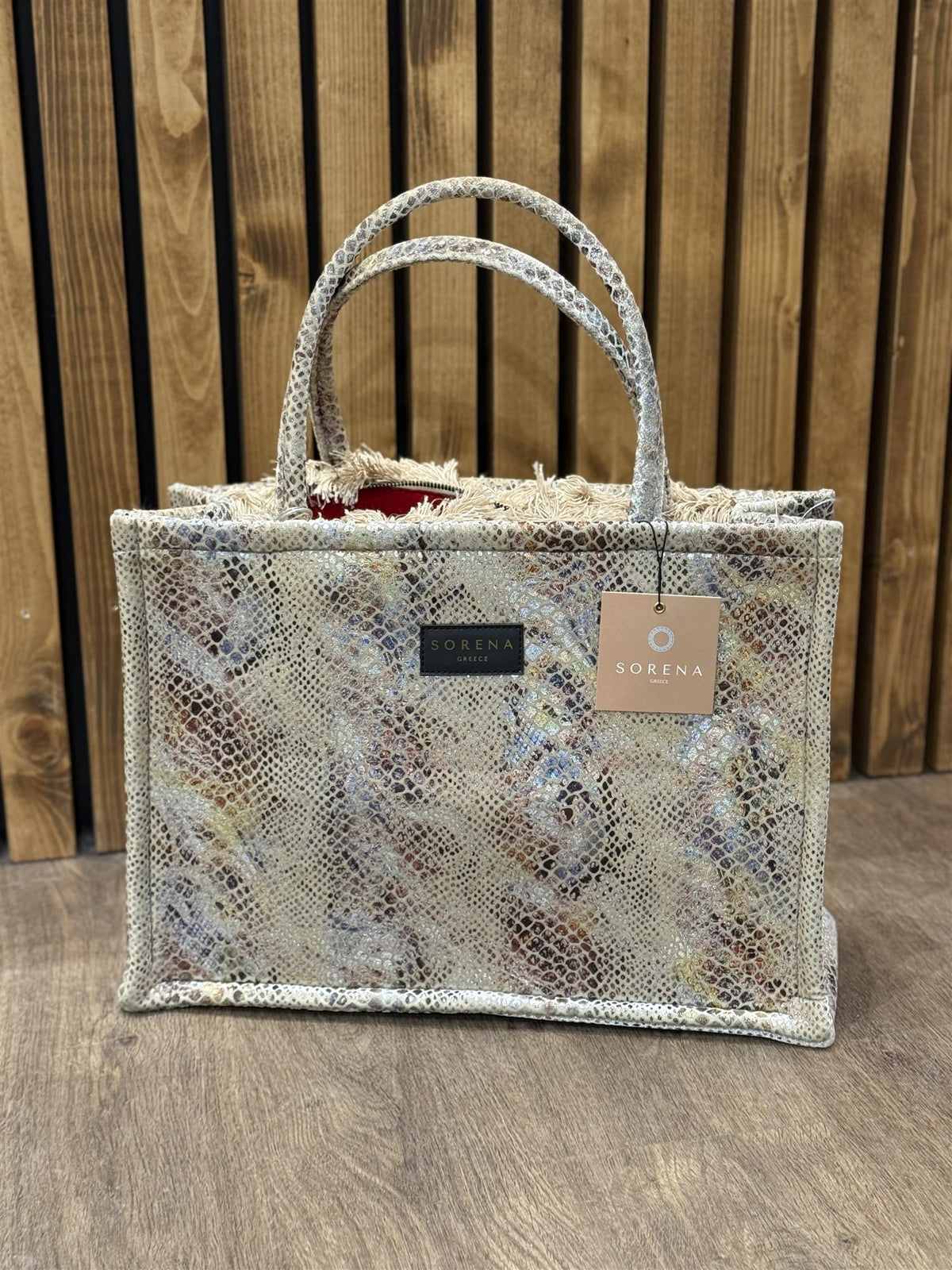 Sorena Snake Large tote Bag