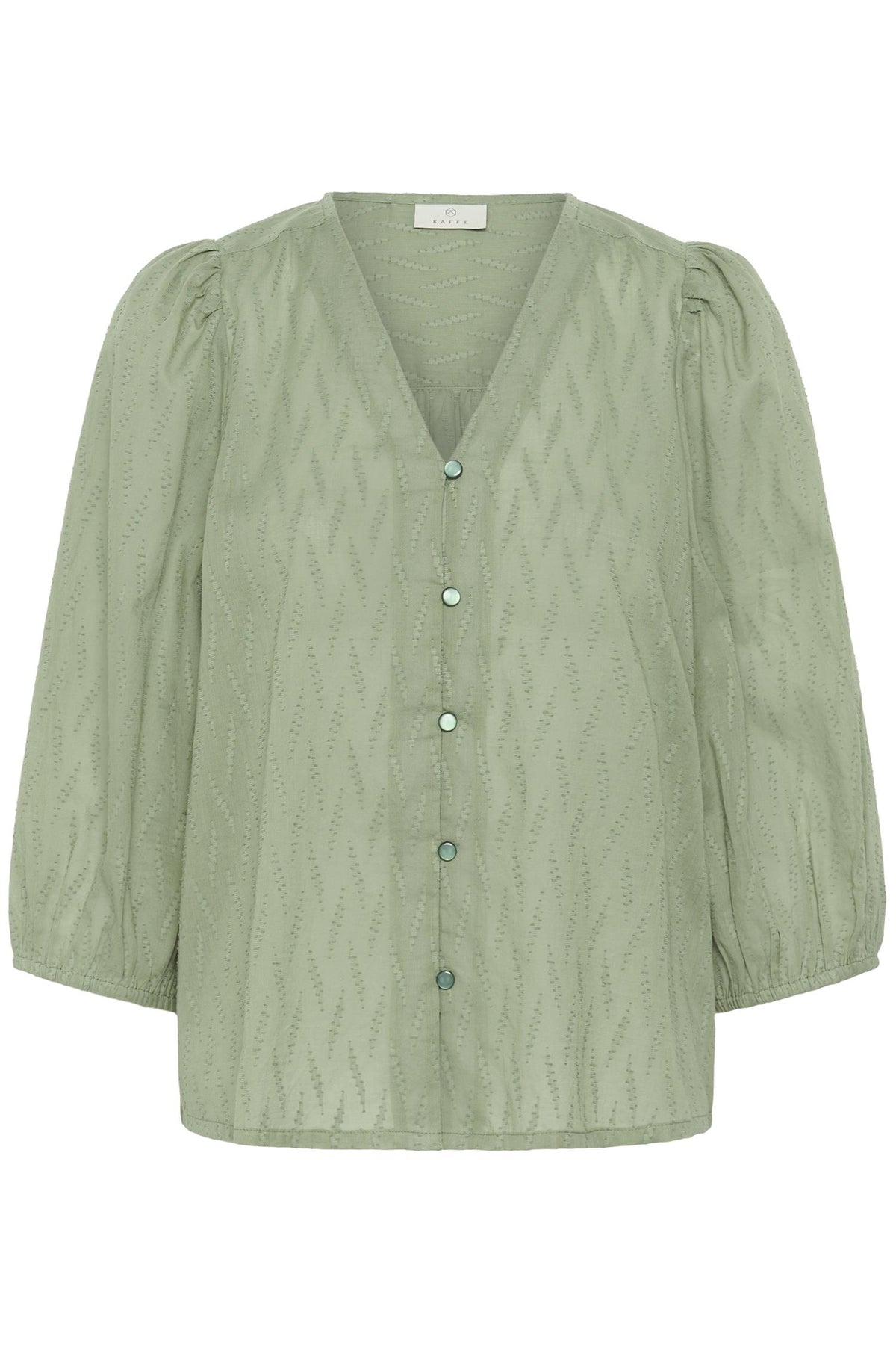 KAgabriela V-Neck Shirt Sea Spray