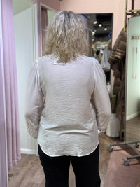 Bluse Broderie White