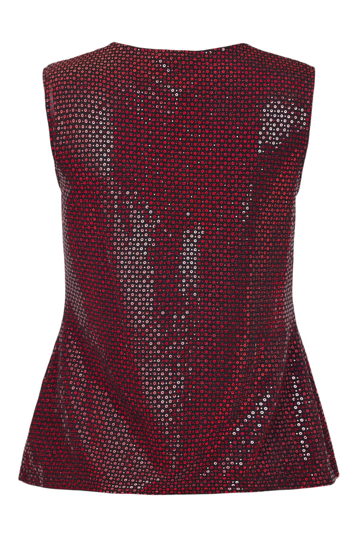 Singlet Paljetter Rød