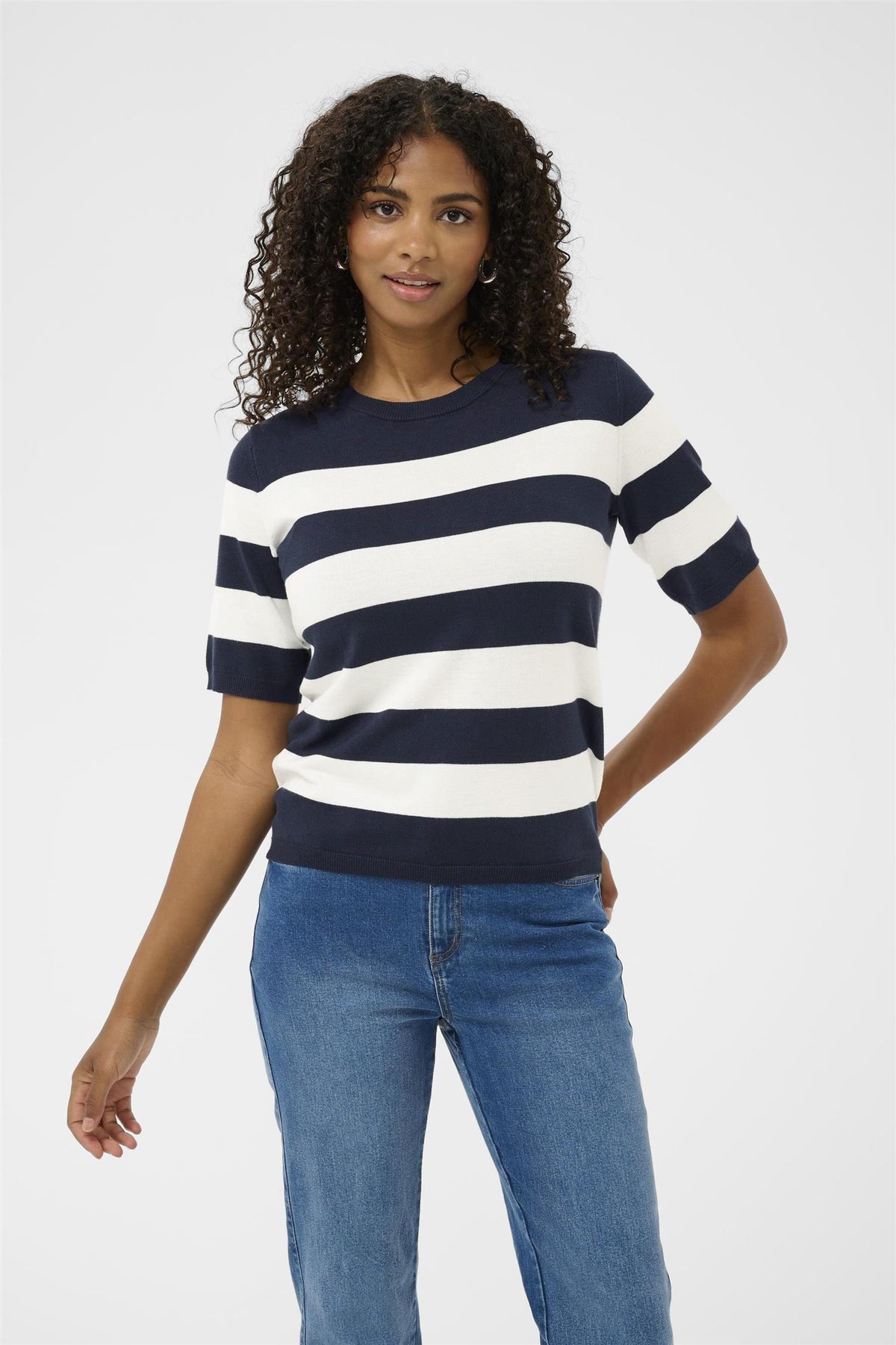KAlizza Striped Knit Midnight