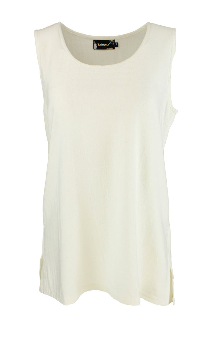Singlet Kort White