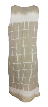 Kjole Sand Print Lin