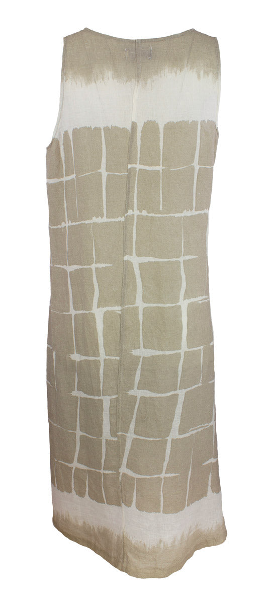 Kjole Sand Print Lin