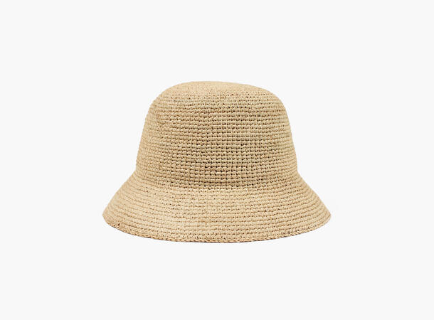 Nohr Etienne Straw Bucket Hat Sand