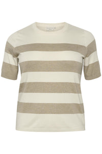 KClizzy Striped Pullover Chinchilla/Turtle