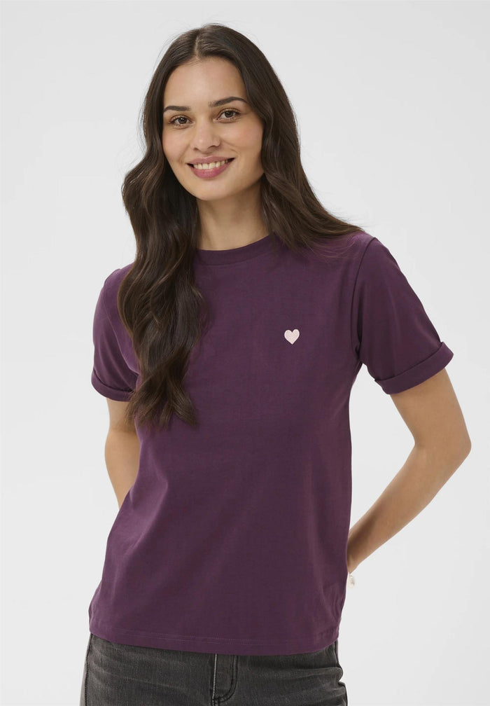 KAheart T-Shirt - Blackberry