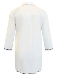 Bluse Broderie Sort