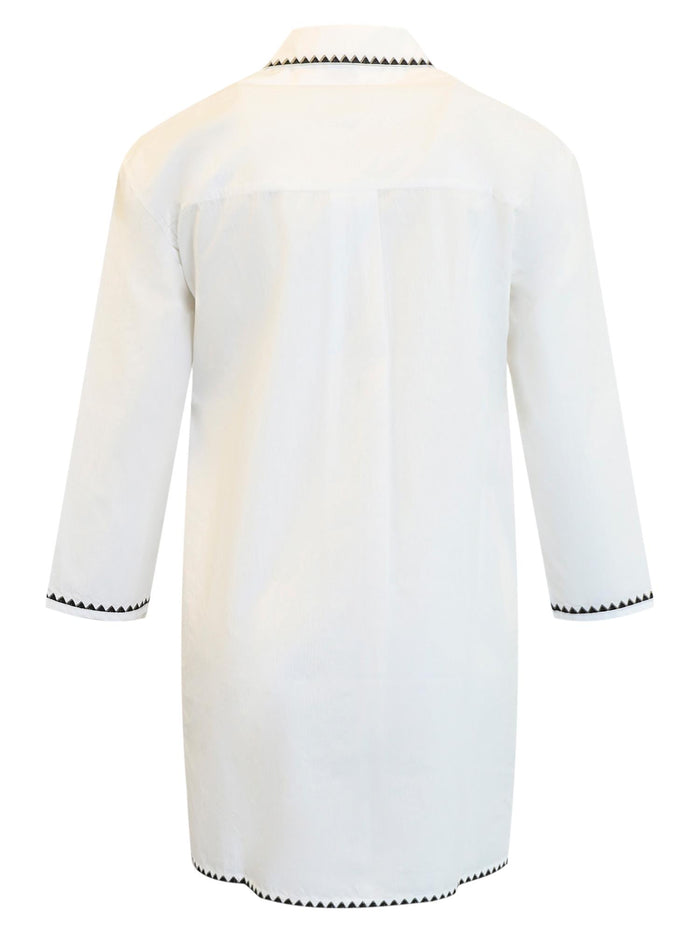 Bluse Broderie Sort