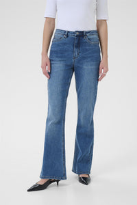 KAforest HW Slim Fit Jeans Medium Blue