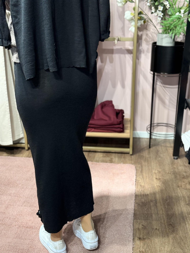 Skirt Extra Long Black