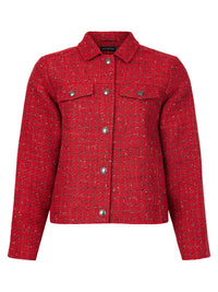 Jacket Tweed Red