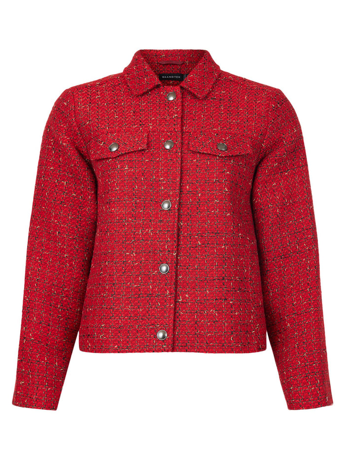 Jacket Tweed Red