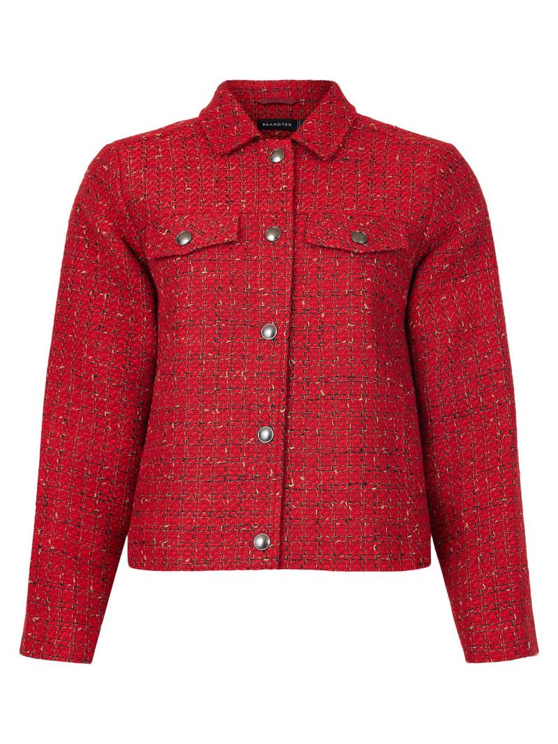 Jacket Tweed Red