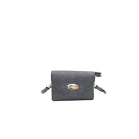 Danielle Clutch m/ mønster, Sort