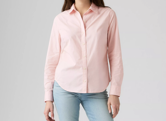 Skjorte Carlile Poplin - Crystal Pink