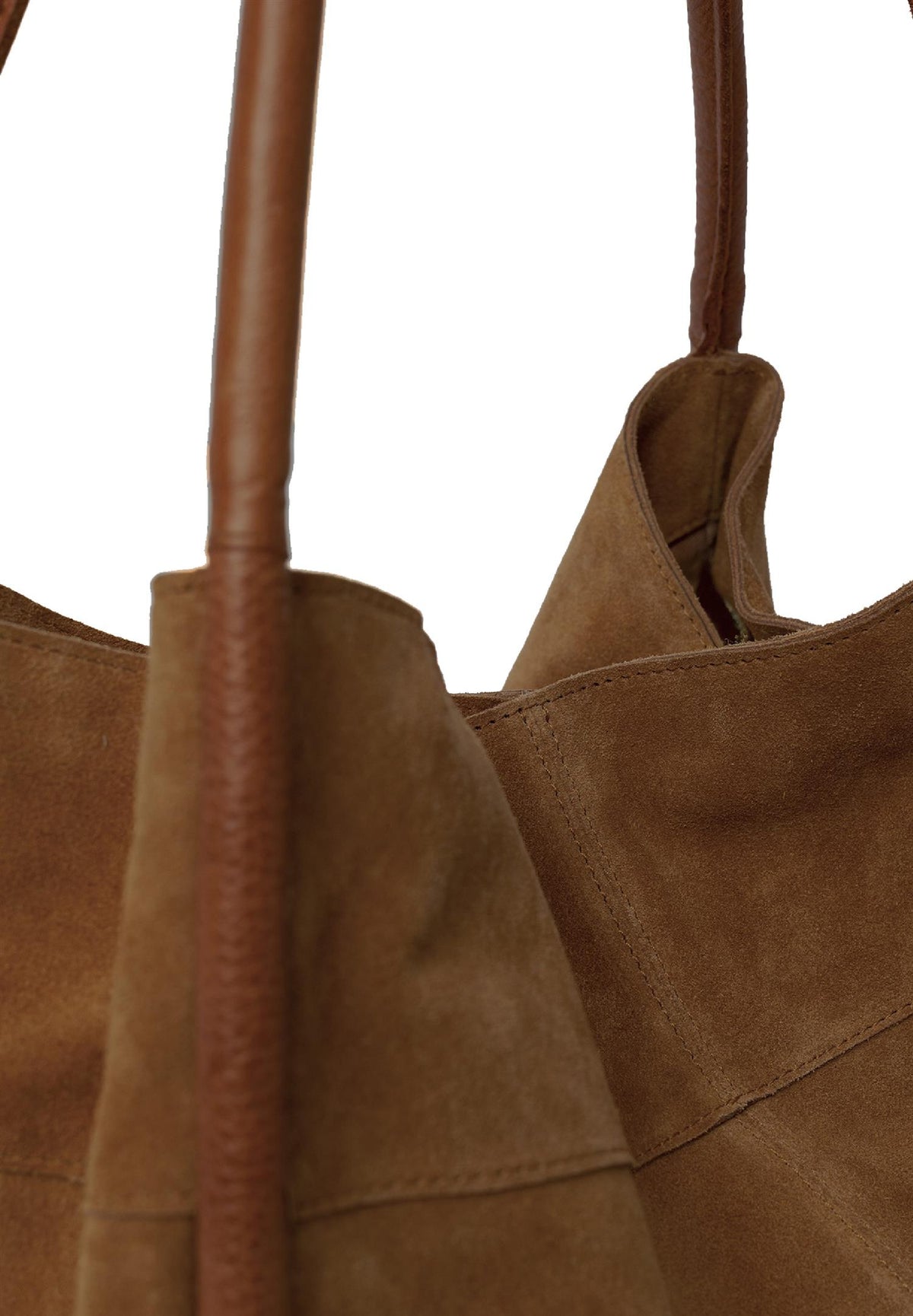 Veske Meno Suede Walnut