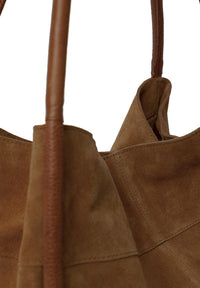 Veske Meno Suede Walnut