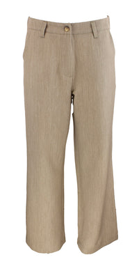 Bukse Straight Lange ben, Taupe