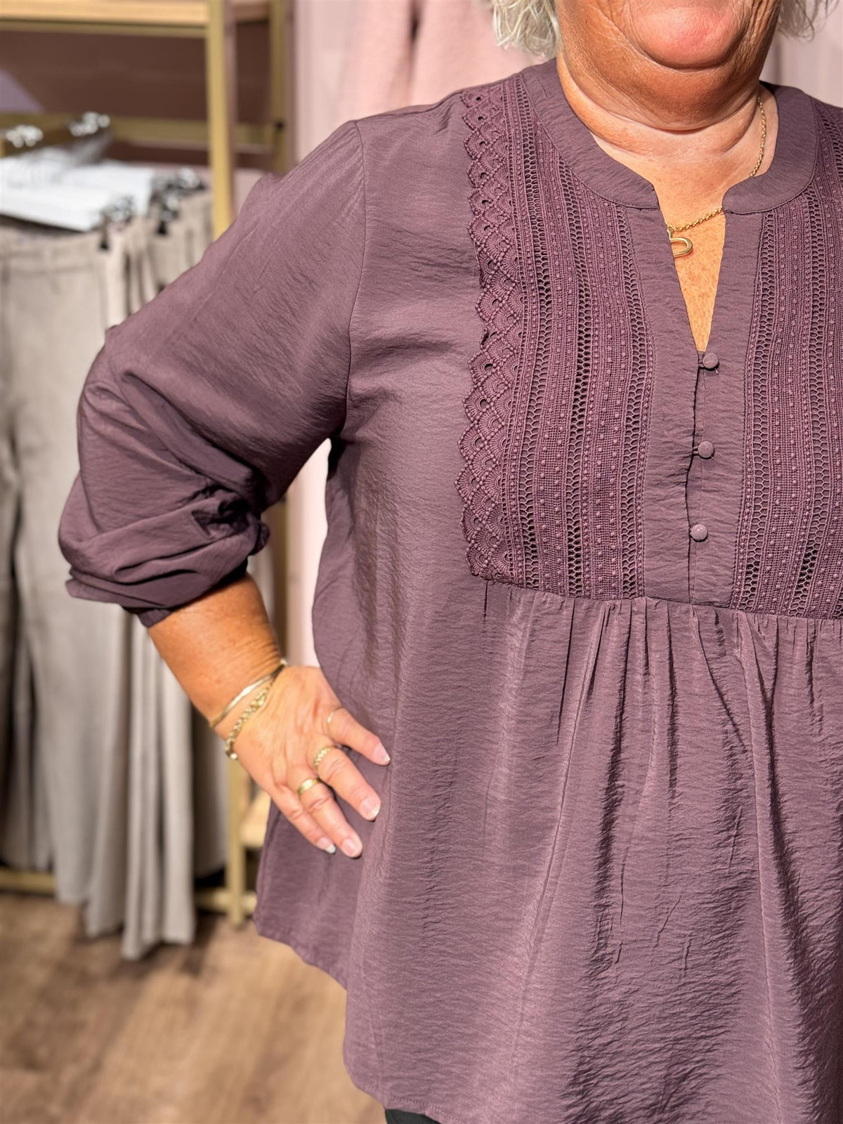 KCgaline Blouse - Fudge