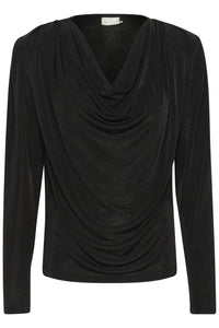 KAgina Jersey Blouse Black Deep