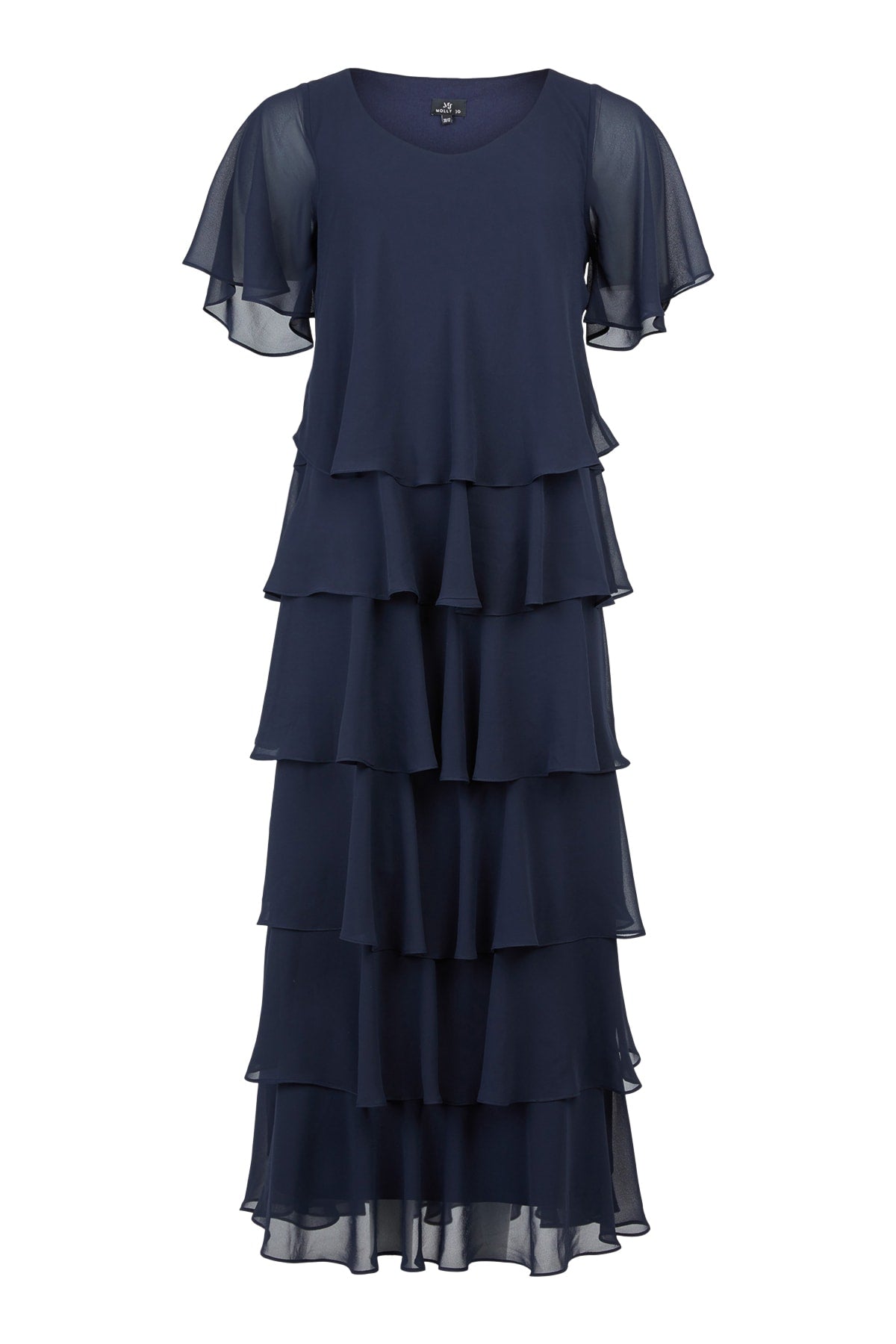 Kjole Kapper Molly Jo Mørk blå