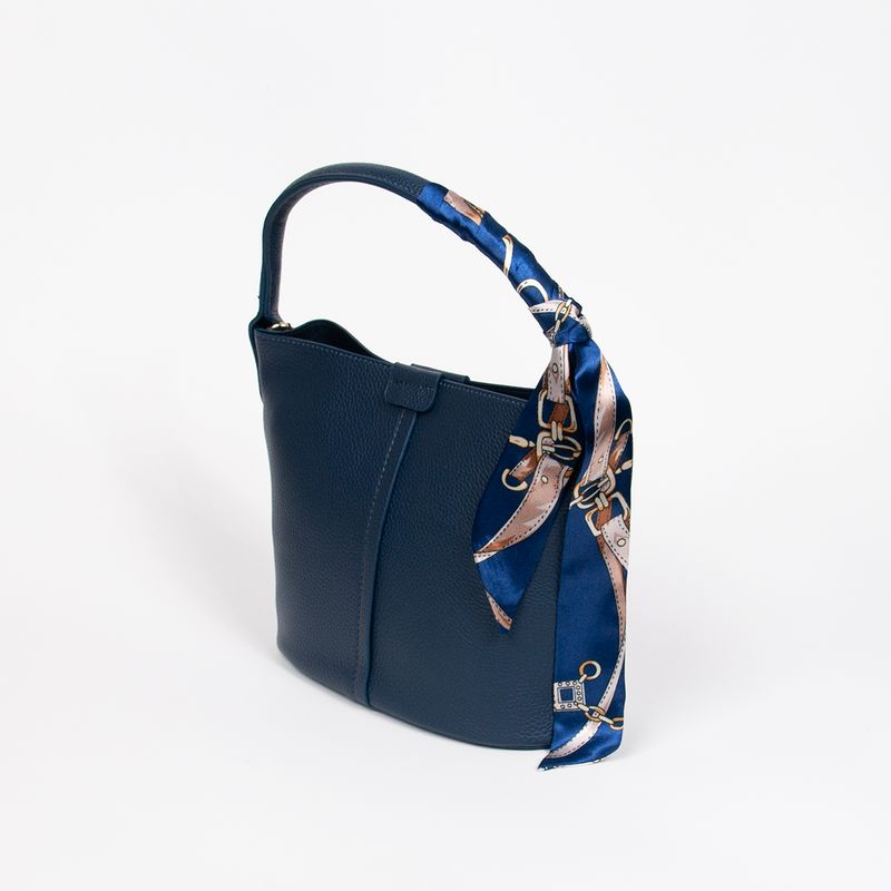 Ibelin liten bucketbag - Navy