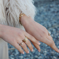 Bred ring, Steel Satin G