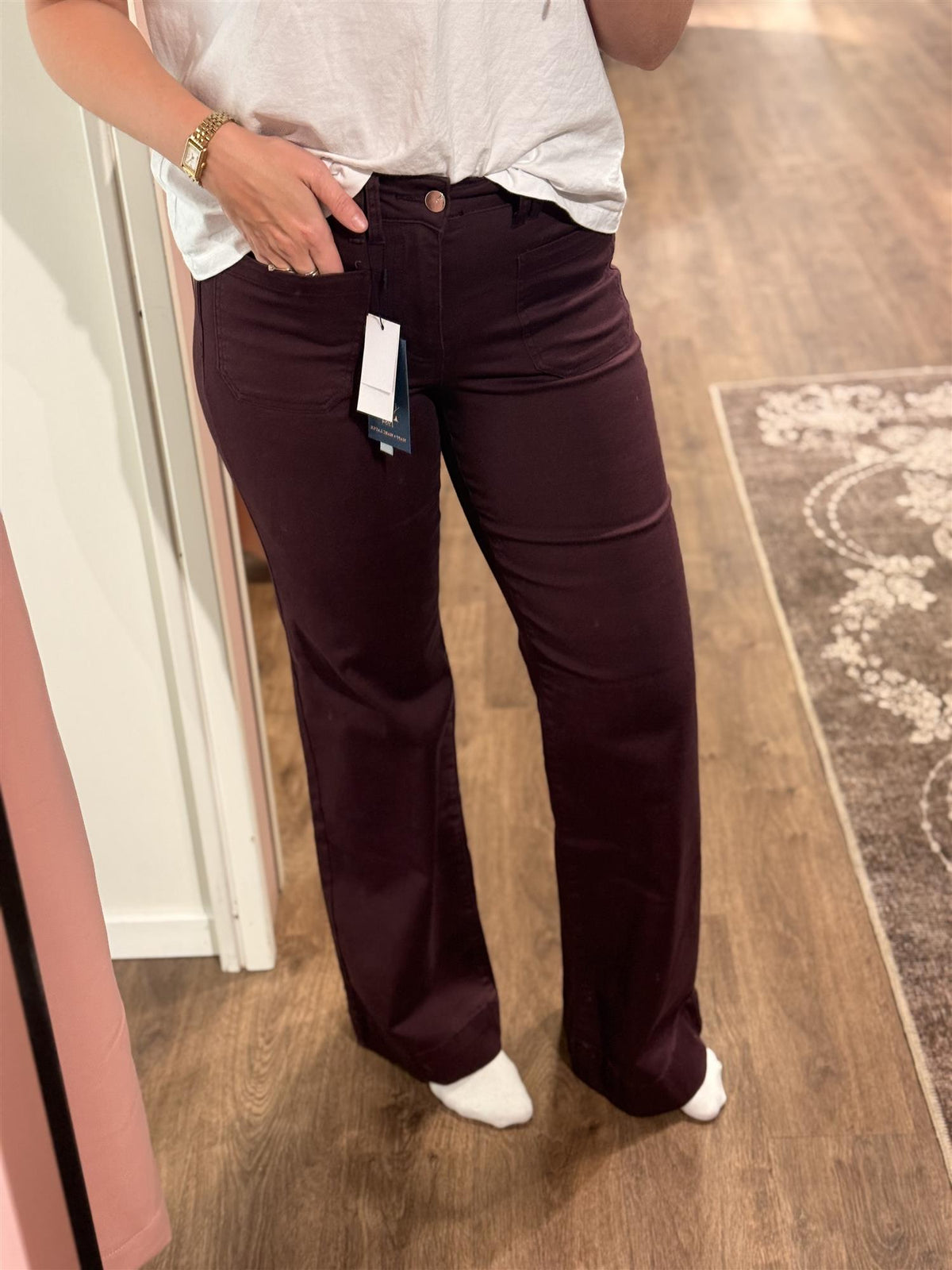 New Tutti Wide Twill - Bordeaux
