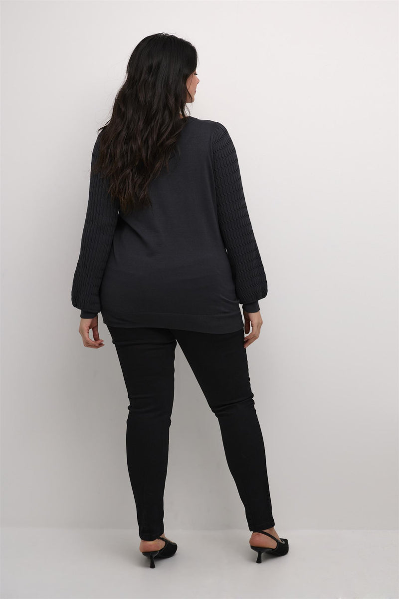 KClini Knit Pullover Oyster Black