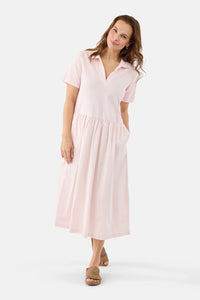 Polo Kjole Lys Rosa